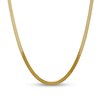 Thumbnail Image 1 of 5.0mm Herringbone Chain Necklace in Solid 14K Gold - 18"