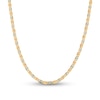 4.65mm Diamond-Cut Solid Valentino Chain Necklace in 14K Tri-Tone Gold - 20"