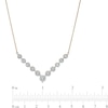 Thumbnail Image 3 of 0.50 CT. T.W. Diamond Chevron Necklace in 10K Gold