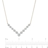 Thumbnail Image 4 of 0.50 CT. T.W. Diamond Chevron Necklace in 10K Gold