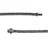 Vera Wang Men Spinel Necklace in Sterling Silver with Black Ruthenium- 22"