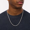 Thumbnail Image 2 of Men's 1.95 CT. T.W. Diamond Necklace in 10K White Gold - 24"