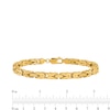Thumbnail Image 2 of 5.25mm Byzantine Chain Bracelet in Solid 14K Gold - 8"
