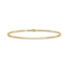 Thumbnail Image 1 of 2.3mm Curb Chain Anklet in Solid 14K Gold - 10"