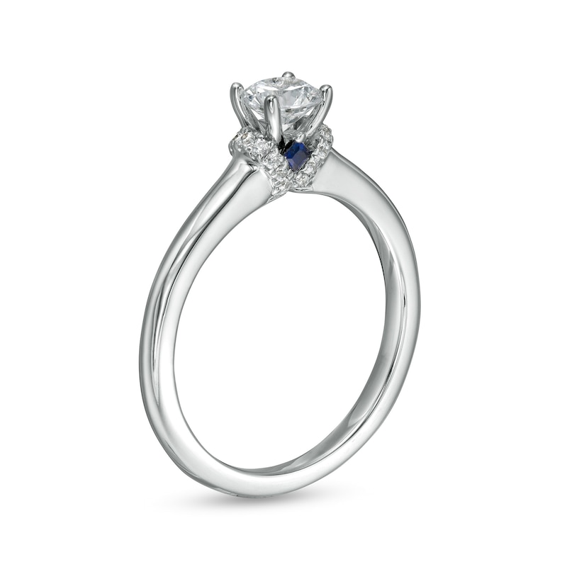 Vera Wang Love Collection 0.37 CT. T.W. Diamond Solitaire Engagement Ring in 14K White Gold (I/SI2)