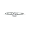 Thumbnail Image 3 of Vera Wang Love Collection 0.37 CT. T.W. Diamond Solitaire Engagement Ring in 14K White Gold (I/SI2)