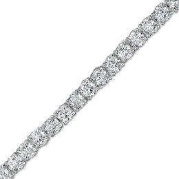6.00 CT. T.W. Certified Lab-Created Diamond Tennis Bracelet in 14K White Gold (F/SI2) - 7.25&quot;