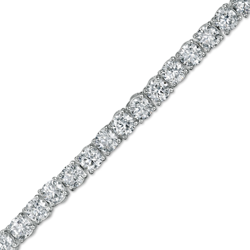 6.00 CT. T.W. Certified Lab-Created Diamond Tennis Bracelet in 14K White Gold (F/SI2) - 7.25"