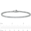 Thumbnail Image 4 of 6.00 CT. T.W. Certified Lab-Grown Diamond Tennis Bracelet in 14K White Gold (F/SI2) - 7.25"