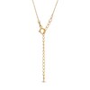Thumbnail Image 3 of Emerald "FAITH" Necklace in 10K Gold - 20"
