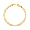 Thumbnail Image 1 of 4.0mm Herringbone Chain Bracelet in Solid 14K Gold - 7"