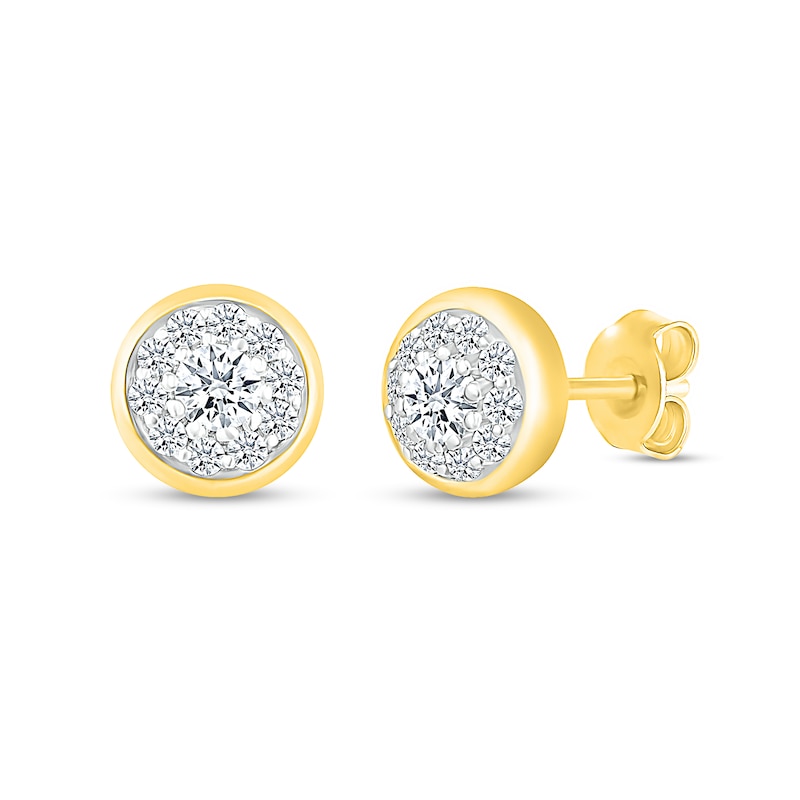 0.33 CT. T.W. Composite Diamond Stud Earrings in 10K Gold