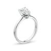 Thumbnail Image 2 of 1.00 CT. Certified Pear-Shaped Lab-Created Diamond Solitaire Engagement Ring in 14K White Gold (F/SI2)