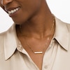 Thumbnail Image 2 of Cut-Out Message Rotating Three-Dimensional Bar Necklace in 10K Gold