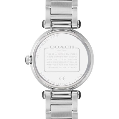 Ladies' Coach Cary Crystal Accent Watch with Silver-Tone Dial (Model: 14503834)