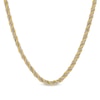 Men's 2.43mm Hollow Box and Rope Twist Chain Necklace in 10K Two-Tone Gold – 20"