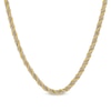 Men's 2.43mm Box and Rope Twist Chain Necklace in Hollow 10K Two-Tone Gold – 20"