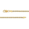 Thumbnail Image 2 of Men's 2.43mm Box and Rope Twist Chain Necklace in Hollow 10K Two-Tone Gold – 20"