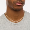 Thumbnail Image 2 of Graduated Curb Chain Necklace in Hollow 14K Gold – 18"