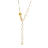 Thumbnail Image 2 of Multi-Finish Graduated Bead Necklace in 14K Gold