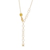 Thumbnail Image 1 of Italian Gold Multi-Finish Graduated Bead Necklace in 14K Gold