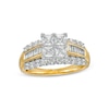 Thumbnail Image 0 of 1.95 CT. T.W. Quad Princess-Cut Diamond Engagement Ring in 14K Gold