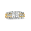Thumbnail Image 3 of 1.95 CT. T.W. Quad Princess-Cut Diamond Engagement Ring in 14K Gold