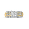 Thumbnail Image 4 of 1.95 CT. T.W. Quad Princess-Cut Diamond Engagement Ring in 14K Gold
