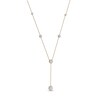 Thumbnail Image 3 of 1.00 CT. T.W. Diamond Frame Station "Y" Necklace in 10K Gold - 18.25"