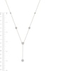 Thumbnail Image 4 of 1.00 CT. T.W. Diamond Frame Station "Y" Necklace in 10K Gold - 18.25"