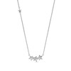 Thumbnail Image 3 of 0.10 CT. T.W. Diamond Star Trio with Offset Accent Celestial Necklace in Sterling Silver
