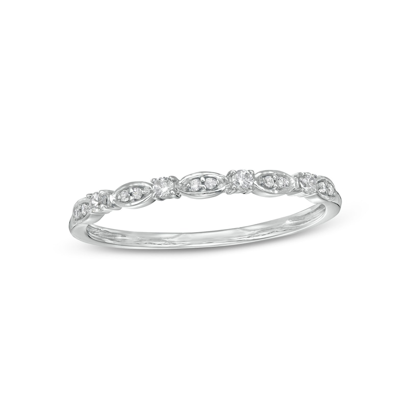 0.10 CT. T.W. Diamond Wrapped Wedding Band in 10K Gold|Peoples Jewellers