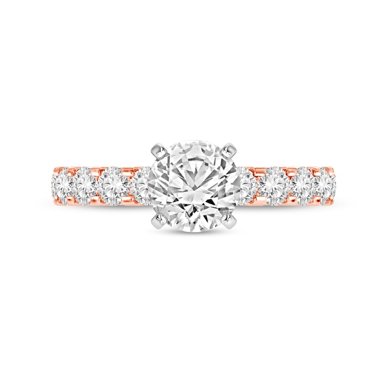 Main Image 3 of 2.45 CT. T.W. Diamond Engagement Ring in 14K Rose Gold (I/I2)