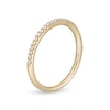 Thumbnail Image 1 of Emmy London 0.145 CT. T.W. Certified Diamond Anniversary Band in 18K Gold (F/VS2)