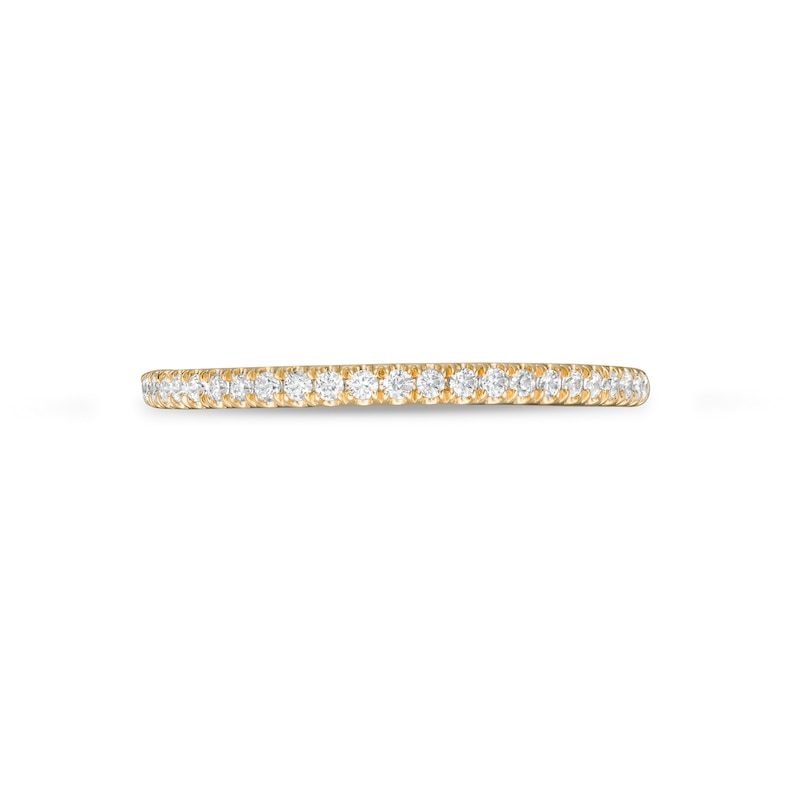 Emmy London 0.145 CT. T.W. Certified Diamond Anniversary Band in 18K Gold (F/VS2)