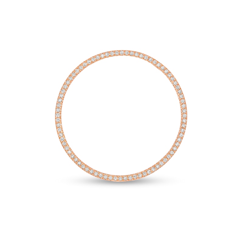 Moments of Love 0.23 CT. T.W. Diamond Large Circle Charm in 10K Rose Gold