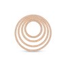 Thumbnail Image 2 of Moments of Love 0.23 CT. T.W. Diamond Large Circle Charm in 10K Rose Gold