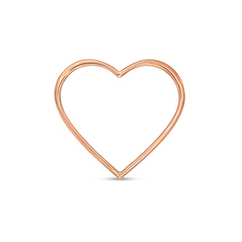 Moments of Love Large Heart Charm in 10K Rose Gold|Peoples Jewellers