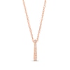 Thumbnail Image 1 of Moments of Love 0.04 CT. T.W. Diamond Bail in 10K Rose Gold