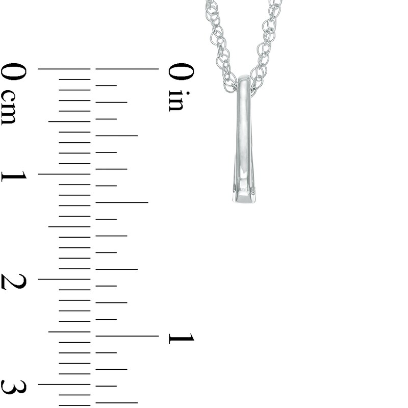 Moments of Love Bail in 10K White Gold