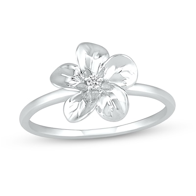 0.085 CT. T.W. Diamond Station Bracelet in Sterling Silver - 7.5"