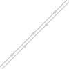 0.065 CT. T.W. Diamond Station Double Strand Bracelet in Sterling Silver - 7.5"
