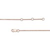Thumbnail Image 3 of 0.066 CT. T.W. Diamond Heart Trio Bracelet in 10K Rose Gold – 7.5"