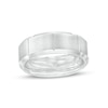 Thumbnail Image 0 of Men's 8.0mm Satin Vertical Grooved Wedding Band in Tantalum