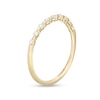 Thumbnail Image 2 of 0.16 CT. T.W. Diamond Station Stackable Wedding Band in 10K Gold