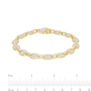 Men's 1.50 CT. T.W. Diamond Mariner Chain Link Bracelet in 10K Gold – 8.5"