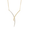 Thumbnail Image 1 of 0.33 CT. T.W. Certified Lab-Created Journey Diamond "Y" Necklace in 14K Gold (F/SI2)