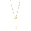 Thumbnail Image 3 of 0.33 CT. T.W. Certified Lab-Created Journey Diamond "Y" Necklace in 14K Gold (F/SI2)