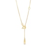 Thumbnail Image 3 of 0.45 CT. T.W. Certified Lab-Grown Diamond Cross Pendant in 14K Gold (F/SI2)