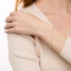 Thumbnail Image 2 of 4.95 CT. T.W. Certified Lab-Grown Diamond Tennis Bracelet in 14K Gold (F/SI2) - 7.25"